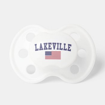 Lakeville Us Flag Pacifier by republicofcities at Zazzle