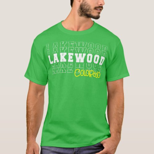 Lakewood city Colorado Lakewood CO T_Shirt