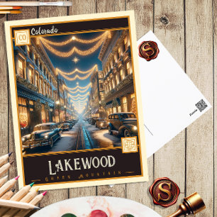 Lakewood, Colorado   Vintage Postcard
