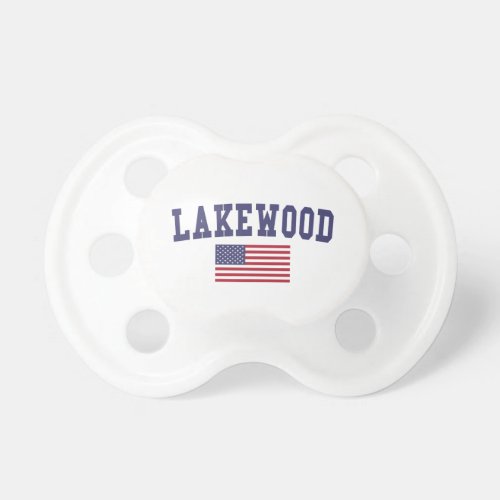 Lakewood OH US Flag Pacifier
