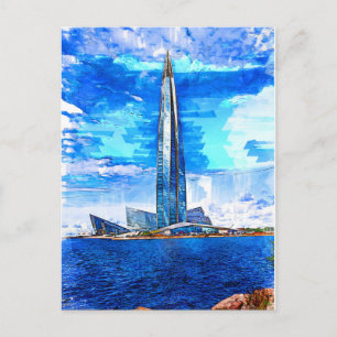 Lakhta Center, Lahta, Saint Petersburg / Russia. Postcard