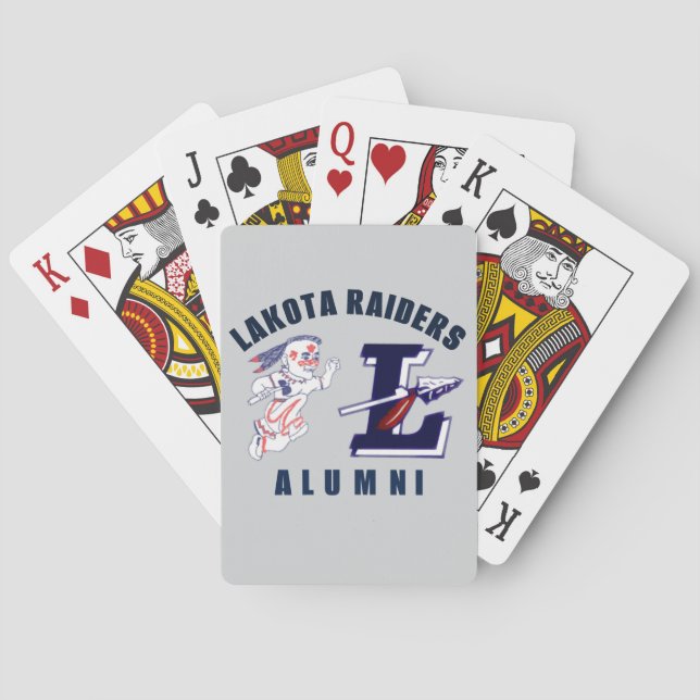 Lakota Alumni Poker Cards (Back)