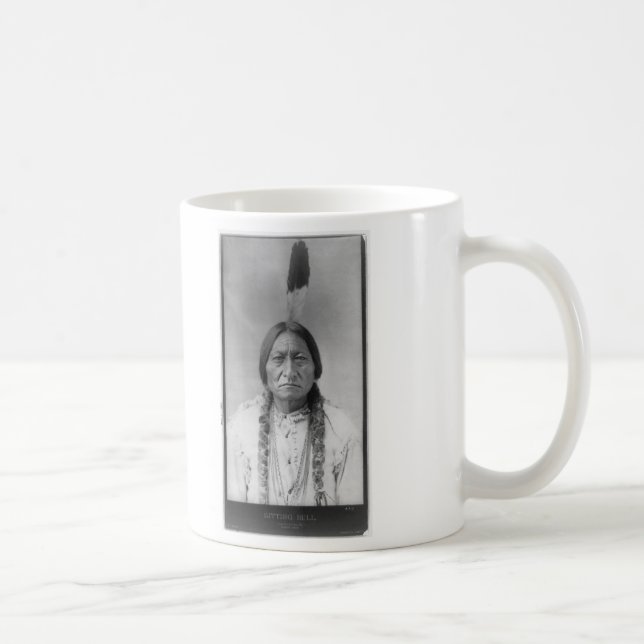 Lakota American Indian Chief Sitting Bull Coffee Mug (Right)