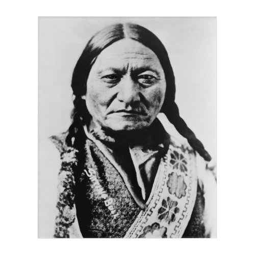 Lakota Chief Surrender Sitting Bull Fort Buford Acrylic Print