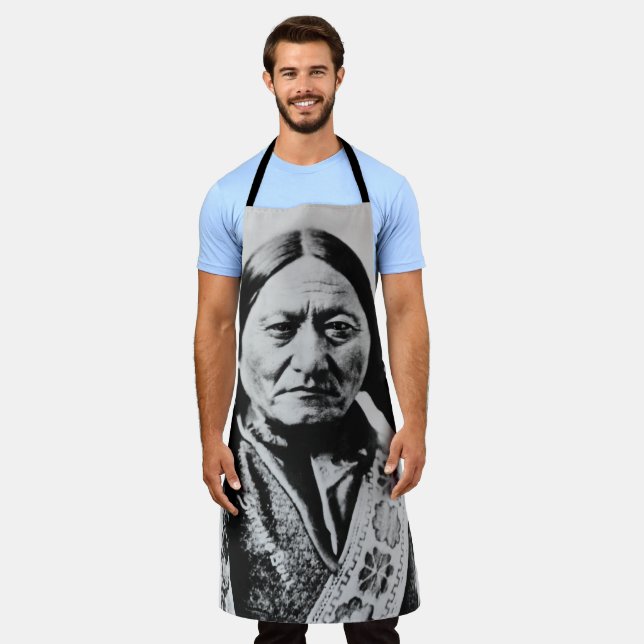 Lakota Chief Surrender: Sitting Bull Fort Buford Apron (Worn)