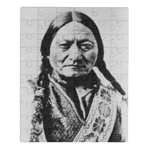Lakota Chief Surrender: Sitting Bull Fort Buford Jigsaw Puzzle