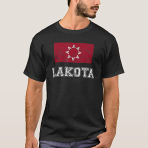 Lakota Flag Vintage I Men Women Kids  T-Shirt