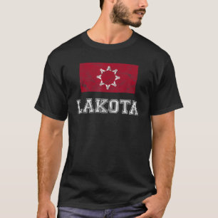 Lakota Flag Vintage I Men Women Kids  T-Shirt