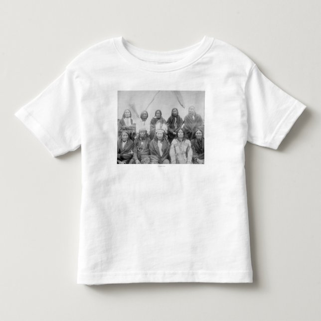 Lakota Indian Chiefs who Met General Miles to En Toddler T-shirt (Front)