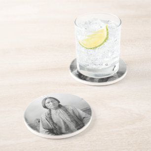 Lakota Leader Sitting Bull Native American Indian Coaster