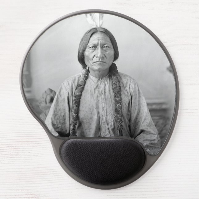 Lakota Leader Sitting Bull Native American Indian  Gel Mouse Pad (Front)