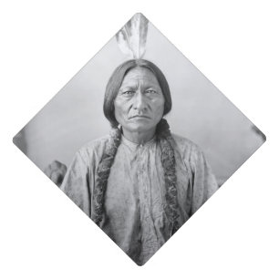Lakota Leader Sitting Bull Native American Indian  Graduation Cap Topper