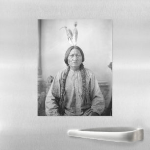 Lakota Leader Sitting Bull Native American Indian Magnetic Dry Erase Sheet