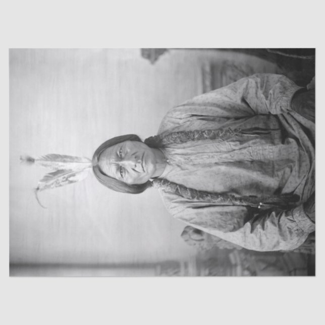 Lakota Leader Sitting Bull Native American Indian  Tissue Paper (Front)