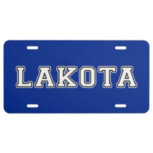 Lakota License Plate