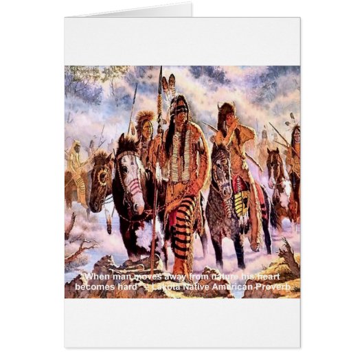 Lakota Native American Nature Proverb (Front)