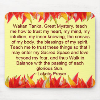 lakota prayer mousepad