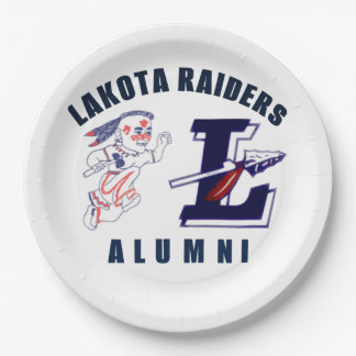 Lakota Raiders Alumni Paper Plates