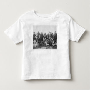 Lakota Scouts and White Soldiers Posed Behind Toddler T-shirt