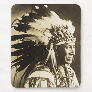 Lakota Sioux Chief White Swan Mouse Pad