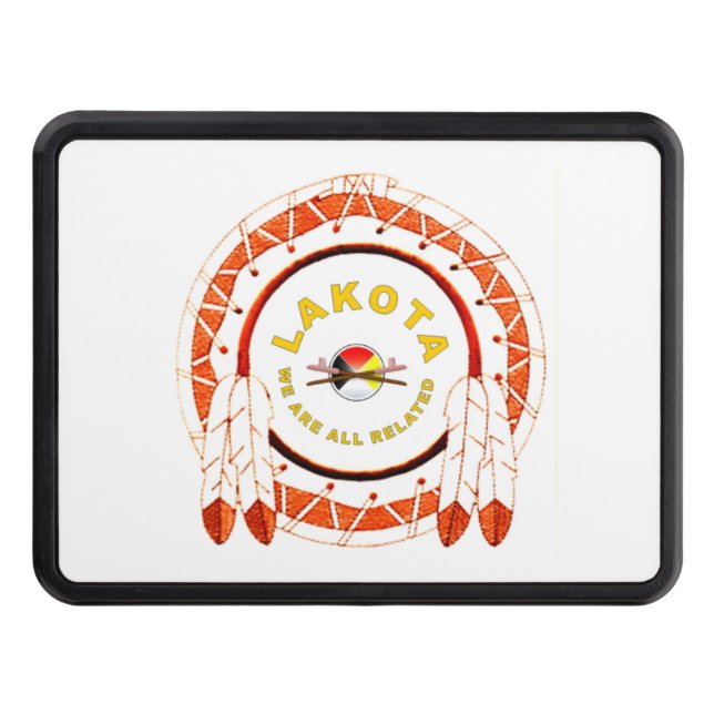 LAKOTA SIOUX TOW HITCH COVER (Front)
