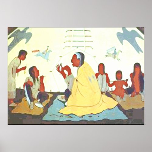 Lakota Storyteller Poster