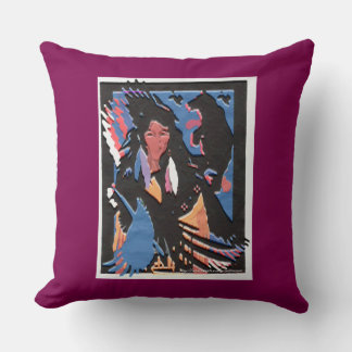 "Lakotah Spirit Women" Throw Pillow