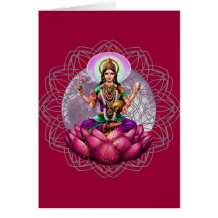 Lakshmi Fortune Mandala Card