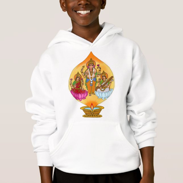 Lakshmi Ganesh Hoodie (Front)