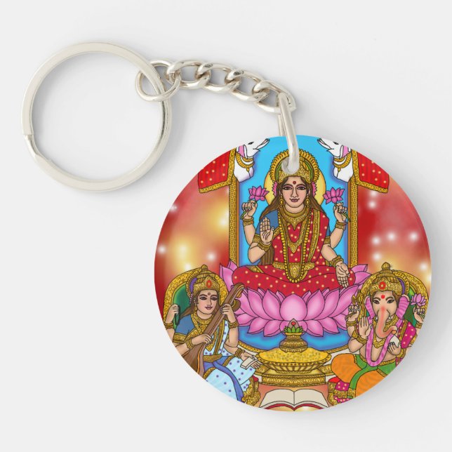 Lakshmi Ganesh Keychain (Front)