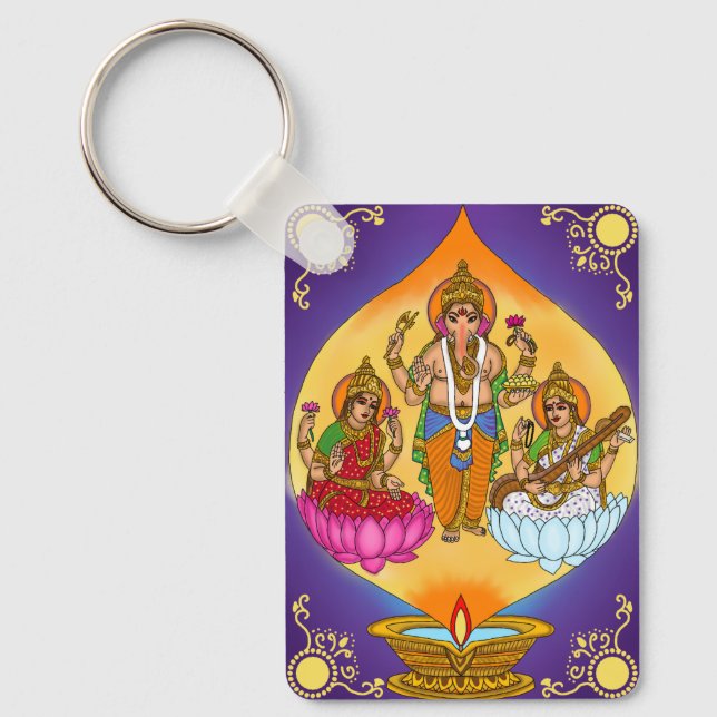 Lakshmi Ganesh Keychain (Front)