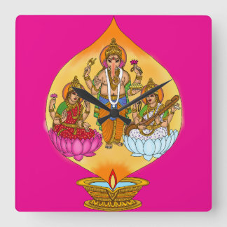Lakshmi Ganesh Wall Clock