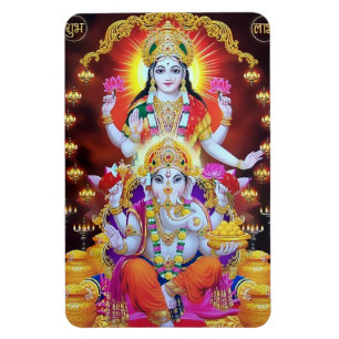 Lakshmi & Ganesha Magnet