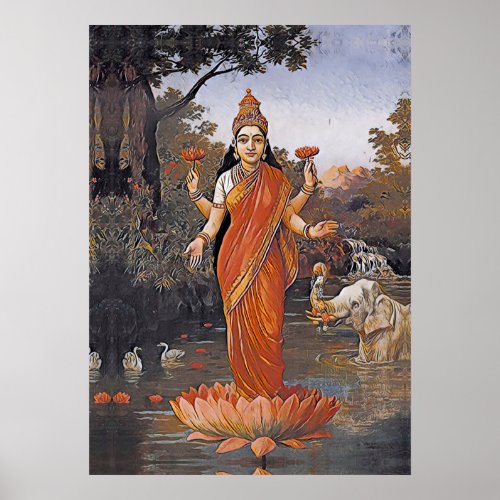 LAKSHMI goddess _ even large images _ Poster