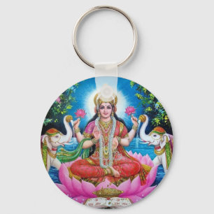 Lakshmi Goddess of Love, Prosperity, and Wealth Keychain