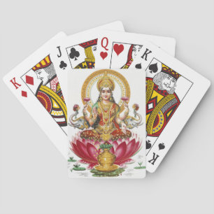 Lakshmi Hindu Goddess Poker Cards