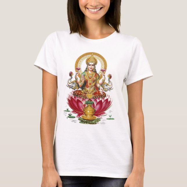 Lakshmi Hindu Goddess T-Shirt (Front)