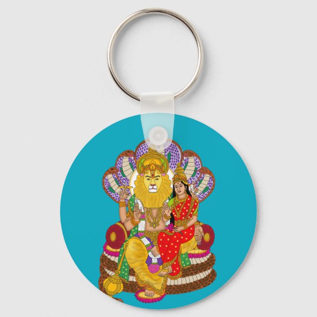 Lakshmi Narasimha Keychain (Front)