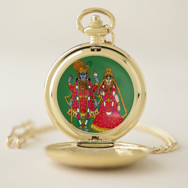 Lakshmi Narayan Wall Clock Pocket Watch (Inside)