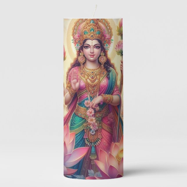 Lakshmi Prayer Candle (Front)