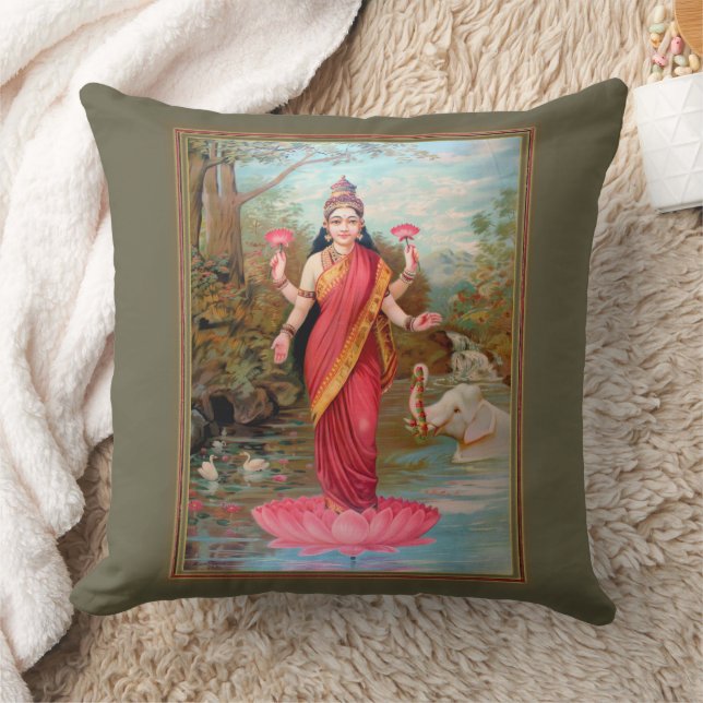 Lakshmi Throw Pillow (Blanket)