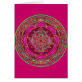 Lakshmi Yantra Good Fortune Card (Front)
