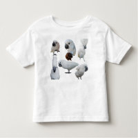 Lala The Cockatoo Six Poses Toddler Tshirt