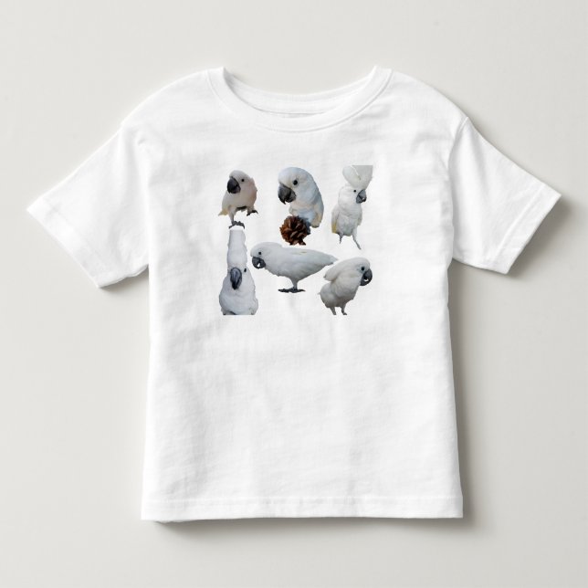 Lala The Cockatoo Six Poses Toddler Tshirt (Front)