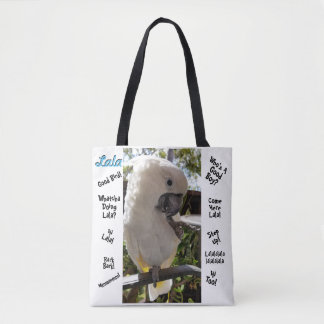 Lala the Cockatoo Tote