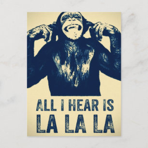 LaLaLa Postcard