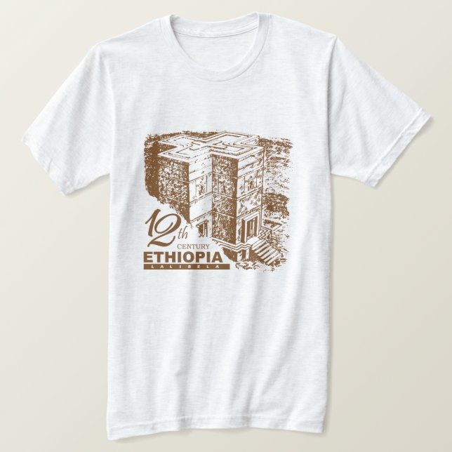 Lalibela Ethiopia Orthodox T-Shirt (Design Front)