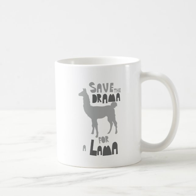 Lama Drama Coffee Mug (Right)