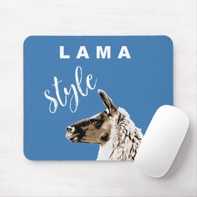 Lama Style Mouse Pad (With Mouse)