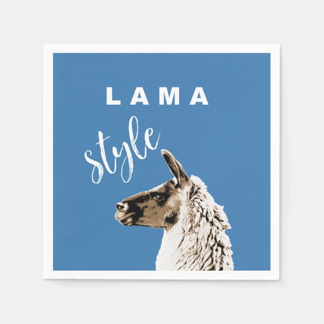 Lama Style Napkins (Front)